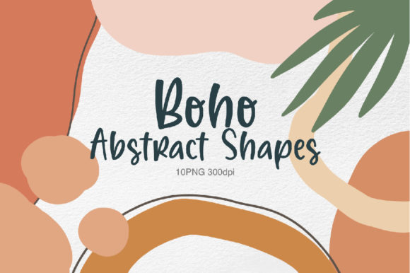 Download Boho Abstract Shapes Clipart - Boho Collection