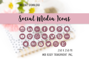 Download Rosegold Social Media Icons - Premium Bundle