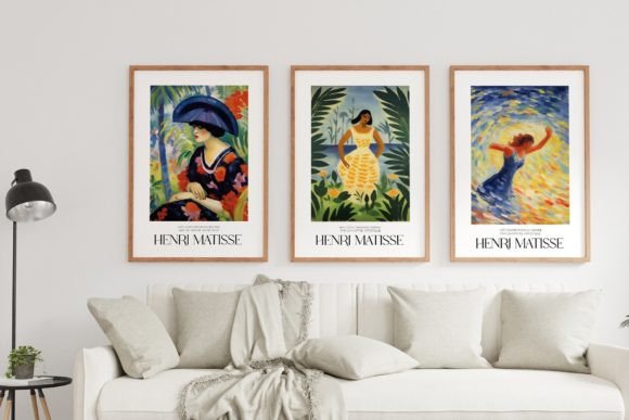 Download Matisse Style Inspired Modern Art Poster - Poster Collection