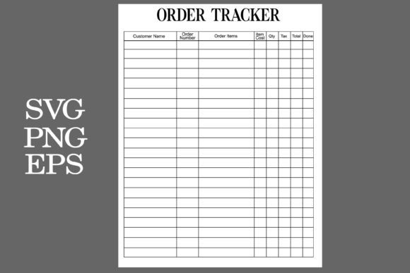 Download Crafters Business Planner Order Forms - Business Collection