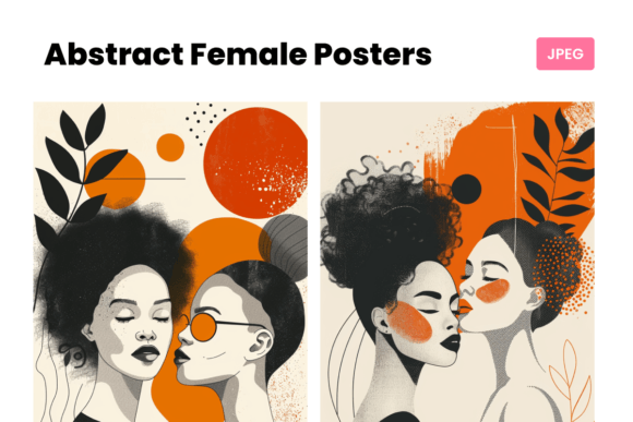 Download Abstract Female Posters | Modern Shapes - Poster Collection