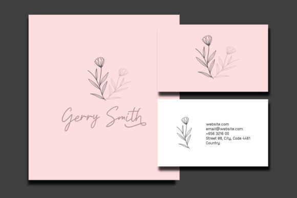 Download Floral Logo &amp; Business Card Templates - Business Collection
