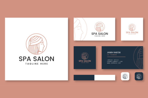 Download Beauty Logo Spa Salon with Business Card - Business Collection
